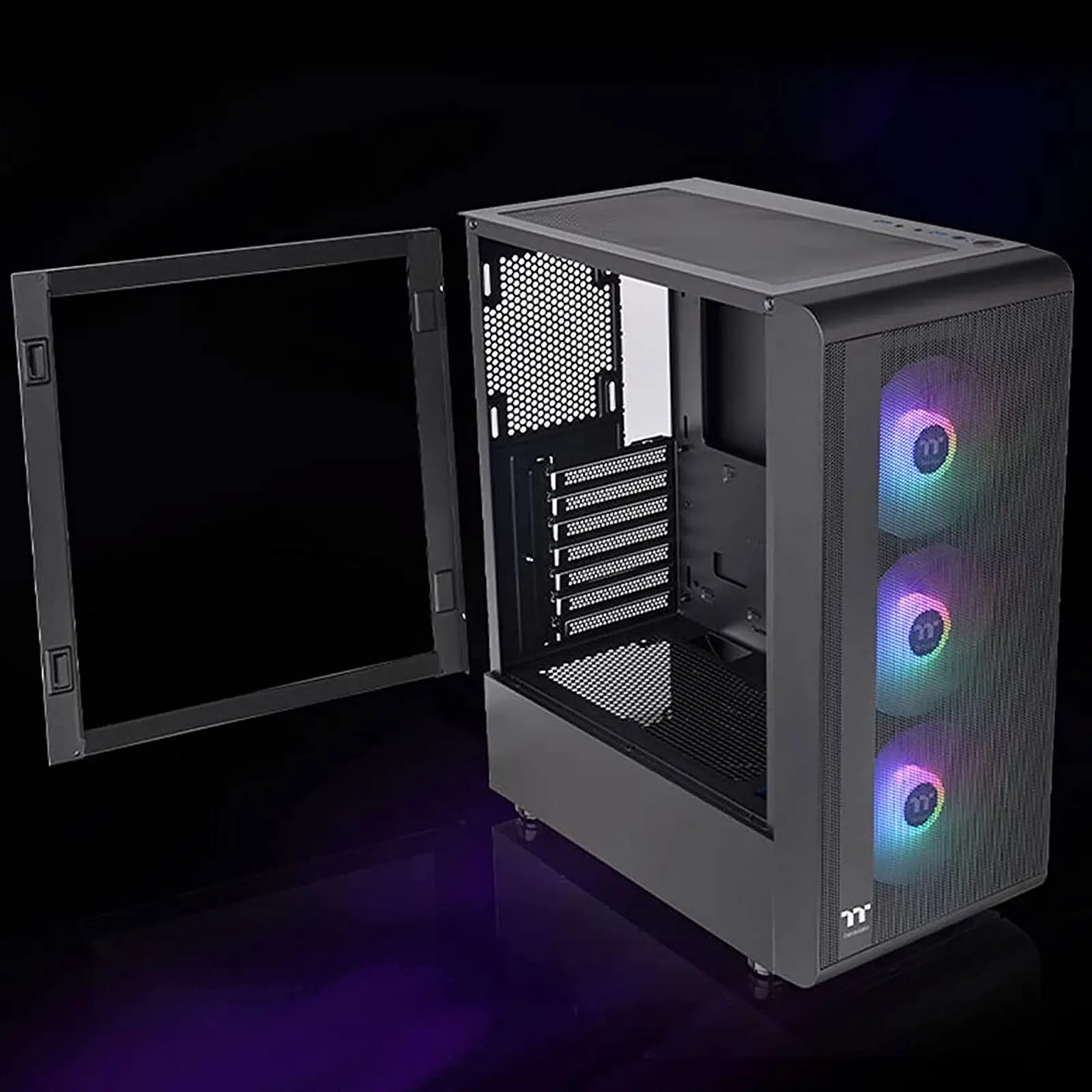 CASE THERMALTAKE S200 TG BLACK ARGB